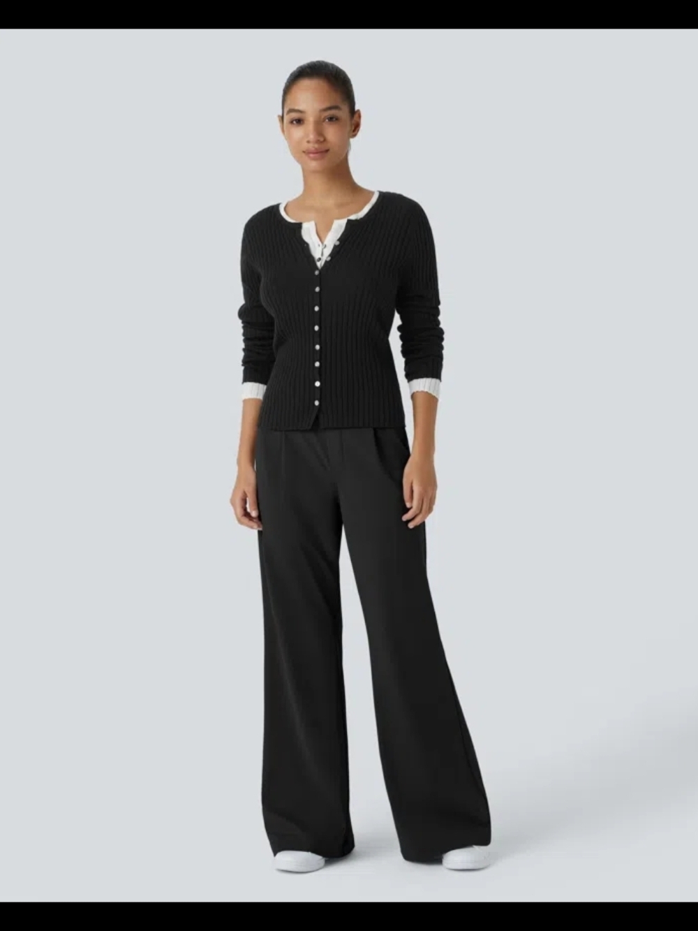 NEW HALARA Flex Daystretch Mid Rise Flare-Leg Work Pants Size Large Regular